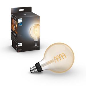 AMPOULE - LED Philips Hue White Ambiance, ampoule LED B22 filament globe