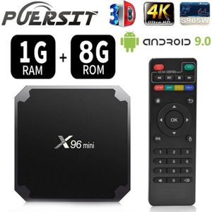 BOX MULTIMEDIA PUERSIT X96 mini TV BOX 1GO + 8GO Android 9.0 Mult