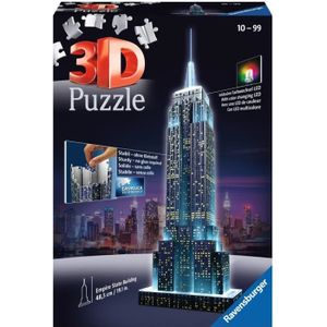 PUZZLE Puzzle 3D Empire State Building illuminé - Ravensb