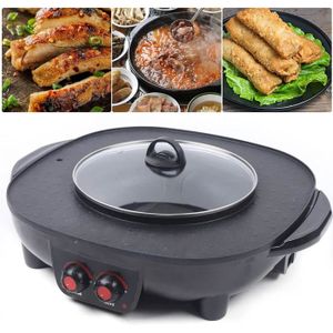 Tristar Barbecue coréen Hot Pot - Nombreux Accessoires Inclus - 3 L - 4  Personnes - 1 800 W : : Cuisine et Maison