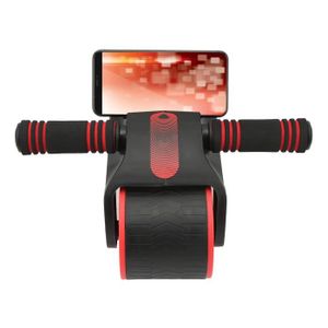 APPAREIL ABDO SURENHAP Roue musculaire abdominale Roue abdominale avec renfort triangulaire Sport Fitness Wheel pour équipement sport Rouge