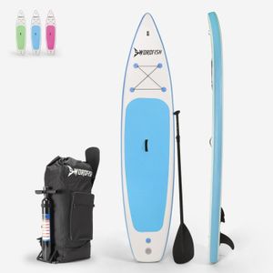 STAND UP PADDLE Planche de stand up paddle gonflable sup 366cm Poppa, Couleur: Bleu
