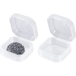 BOITE DE RANGEMENT Boîte de rangement transparente pour perles, boîte