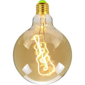 AMPOULE - LED Ampoule rétro, lettre LED Edison ampoule décorative E27 4 W 220-240 V adaptée pour chambre à coucher, mariage (guitare)[D18106]