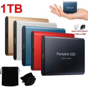 DISQUE DUR EXTERNE Disque Dur SSD Externe Portable 1TB 1To OTG Type-C