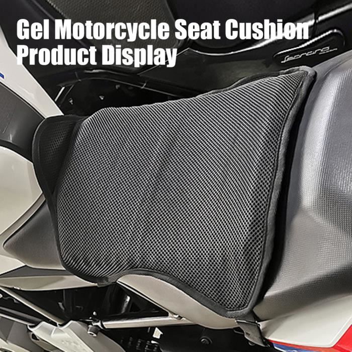  Coussin de Dossier Arrière en Cuir, PSLER Coussin de Dosseret  Passager Universel pour Porte-bagages de Moto à La Plupart des Modèles de  Motos(Type B)