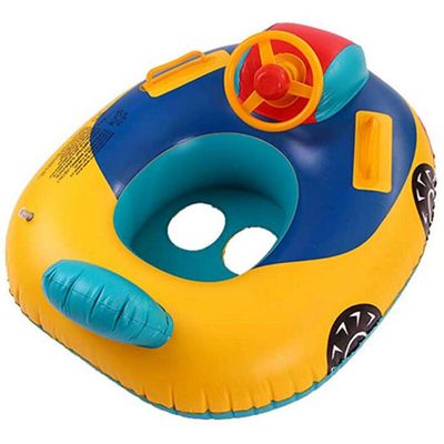 Bouée Bébé AivaToba Avec Double Airbag, Toit Solaire UPF50+, Siège Amovible, Jouets Marins – Pour 6-24 Mois