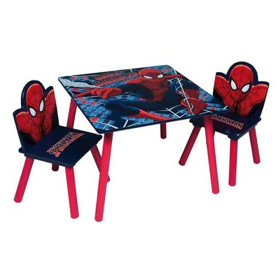 Ensemble table et 2 tabourets pour enfants - Spiderman