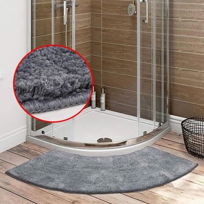 Tapis De Baignoire Antidérapant En Silicone - 43x91 Cm - Blanc, Respirant Et Lavable - 8