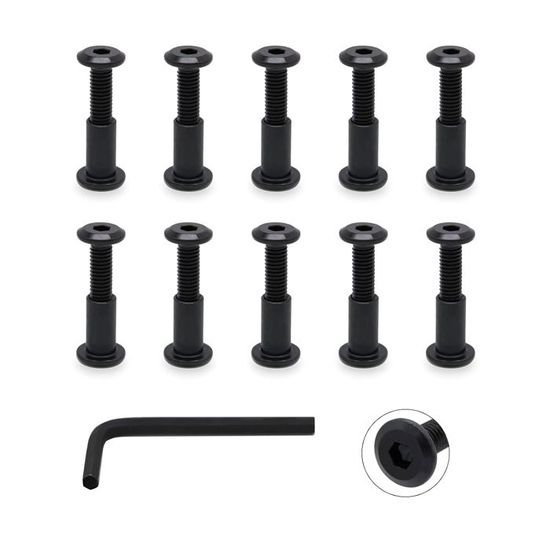 EMSea Lot De 30 Boulons De Fixation Garniture Capot Moteur N90801101 - Clips Compatibles VW, Audi, Seat, Skoda