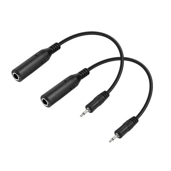 Adaptateur 6,35 Mm (1/4") TS Mono Mâle Vers BNC Femelle - Pour Audio, Vidéo, HD-SDI - Marque Fliegend