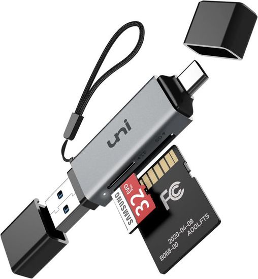 Lecteur De Carte USB C Vers SD-MicroSD,USB 3.0 Micro USB Vers USB
