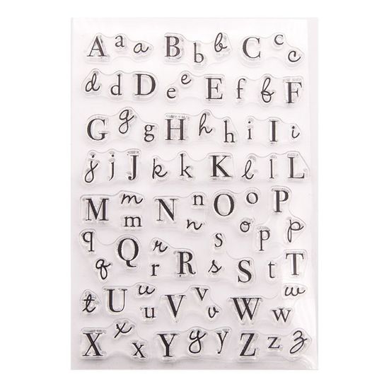 Tampons Transparent - TBEST - Lot De 5 - Matériau TPR - Idéal Pour Scrapbooking - Mixte