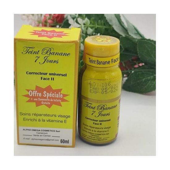 Huile Teint BANAE 7 Jours - Correcteur Éclaircissant Réparateur Visage & Corps - 60ml Neuf