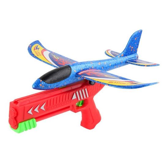 Avion Planeur En Mousse Avec Lanceur Catapulte Et LED