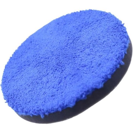 Kit 13Pcs Éponges Polissage Voiture SPTA - Microfibre Pour Cire, Nettoyage - Bleu Et Jaune
