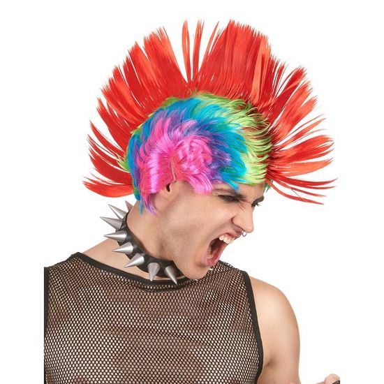 perruque punk homme