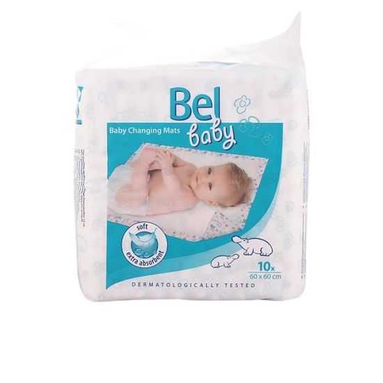 Protection matelas - BEL BABY - Lit 60 x 60 cm - Blanc - Mixte - Adulte