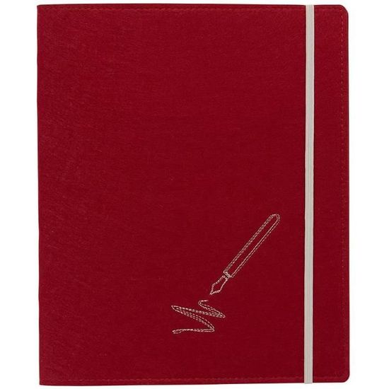 Porte-documents En Feutre A5 Personnalisable Avec Broderie De Nom – Idéal Pour Classeur, Bloc-notes, Cartes De Visite – Organiseur Pro, études Ou Bureau