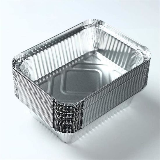 Plat Aluminium Jetable Barquette En Aluminium Avec Couvercle - PREMIUM PACK Barquette Alimentaire
