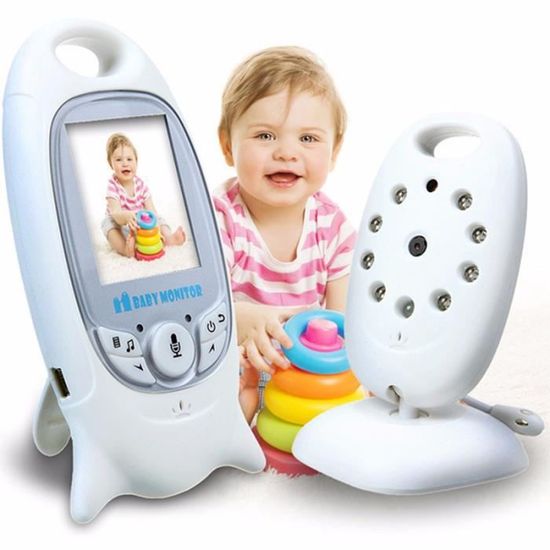 L'écoute-bébé Babyphone Norme EU Vidéo Caméra Surveillance Numérique sans Fil avec 2.0"LCD Moniteur Bébé