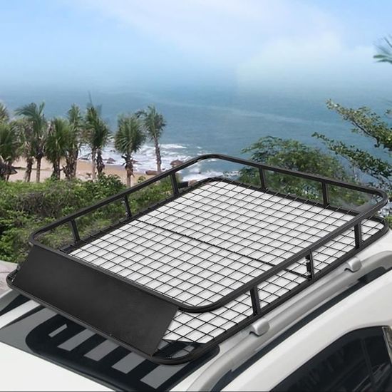 Porte-bagages en barre transversale pour toit de voiture, 4 pièces, Clip de  fixation universel pour cadre de bagages avec coussin bande de caoutchouc -  AliExpress