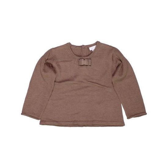 Pull Bebe Fille Okaidi 12 Mois Marron Hiver Marron Marron Cdiscount Pret A Porter