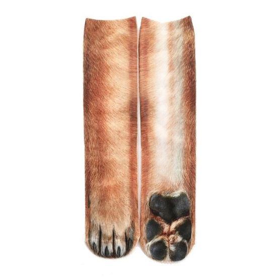 Chaussettes Animaux 3D Tricotées Main - Coton Doux, Antidérapantes, Motif Mignon, Taille Unique - 5