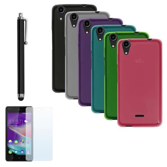 6 Pellicole Protettive Per Display Wiko Rainbow - Cristallo Trasparente, Anti Graffio (4H), Senza Bolle, Made In Germany - Con Panno E Racla