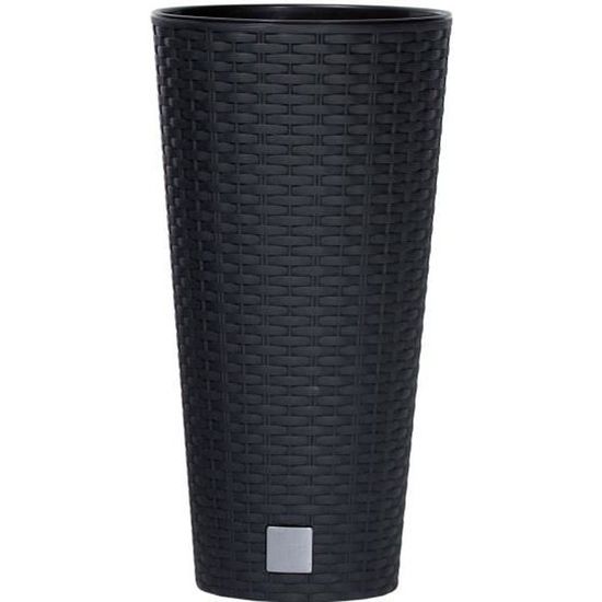 Ventes Flash Noël : Prosperplast Marmite Rato 27 Litres Avec Insert 30 X 30 X 57,2 Cm En Couleur Anthracite Pas Cher