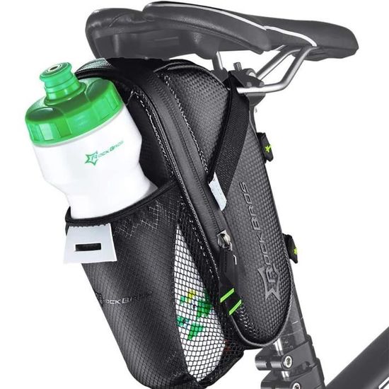 Sacoche Porte Bagage Rockbros Sacoche Vélo étanche ROCKBROS 20-27L Pour Porte-bagage Arrière - Idéale VTT Et Vélo De Route, Noire Et Grise Sac Porte-bagage VTT 20L