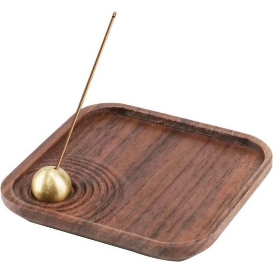 Porte Encens Bâton En Bois De Manguier Motif Yin Yang