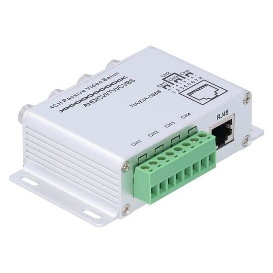 Amplificateur De Signal Vidéo HD - Compatible AHD/CVI/TVI - Transmission Jusqu'à 800 M - Plug & Play