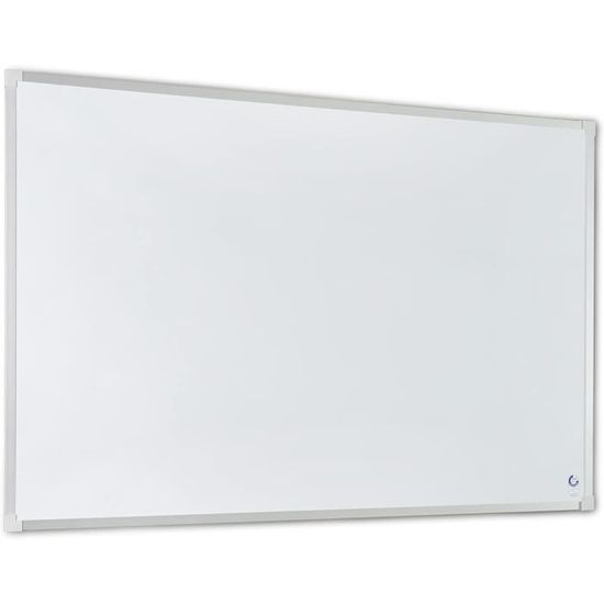 Tableau Blanc Magnétique Office Products - 60x45 Cm Avec Porte-Stylo Et Cadre Alu
