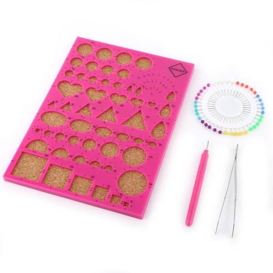 Kit De 3 Outils Pour Quilling (paperolles) - Aiguille, Pince, Outil Fendu - DIY Décoration - 3