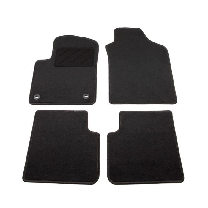 MEE-4 pcs Tapis De Sol Kit Complet Sur Mesure de Voiture pour Fiat 500
