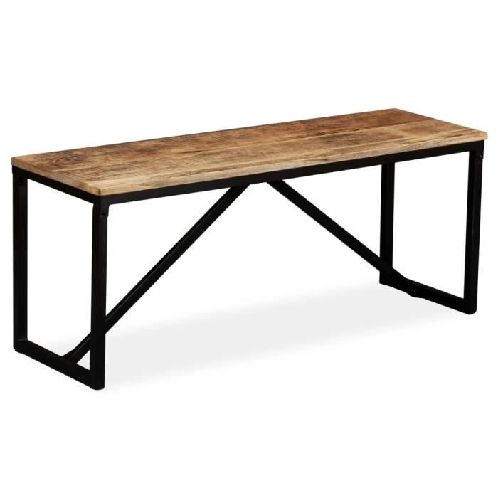 ♪♪9984 Banc Style Moderne - Banc de salle à manger Banc de jardin 110 x 35 x 45 cm Bois de manguier massif MEUBLE®