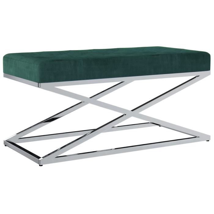🐳💟6614 Magnifique-Banc Banquette d'Entrée Style Contemporain scandinave -Pouf de Rangement grand confort -Meuble Bas Banc de range
