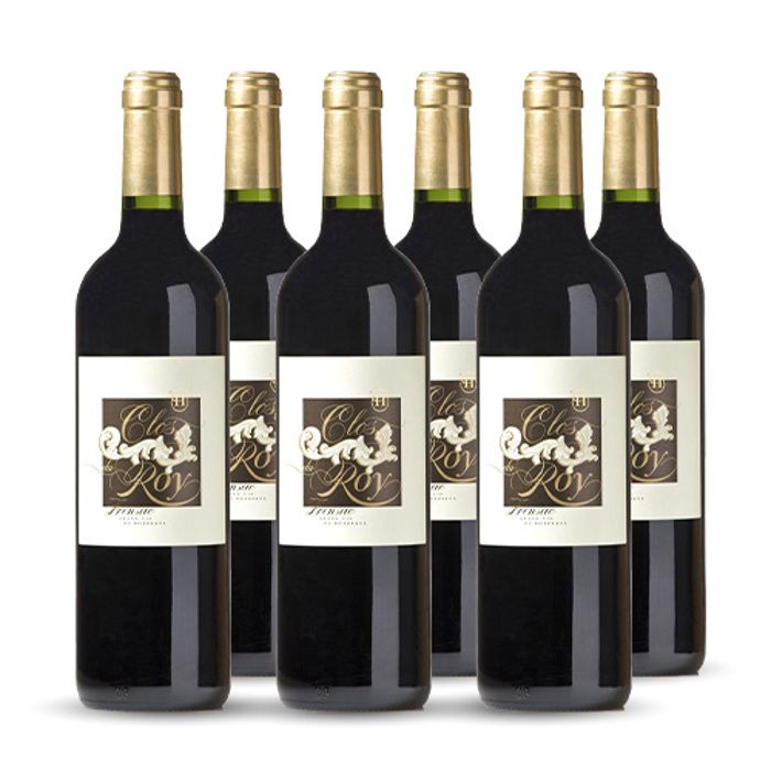 6 bouteilles - Vin rouge - Tranquille - Château Clos du Roy Fronsac Rouge 2013 6x75cl