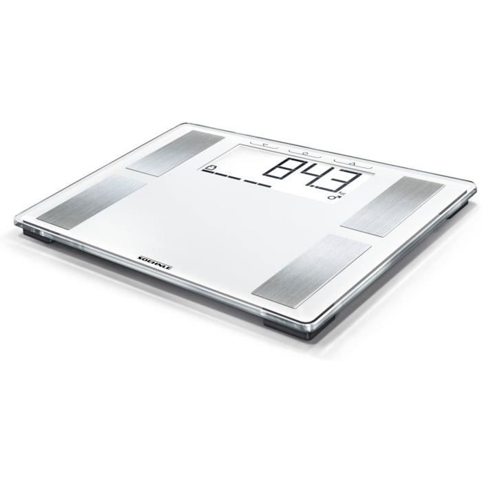 Pèse-personne Soehnle 63868 Shape Sense Profi 100 Pèse-personne numérique Plastique Blanc 39 x 33,5 x 3,5 cm 586547
