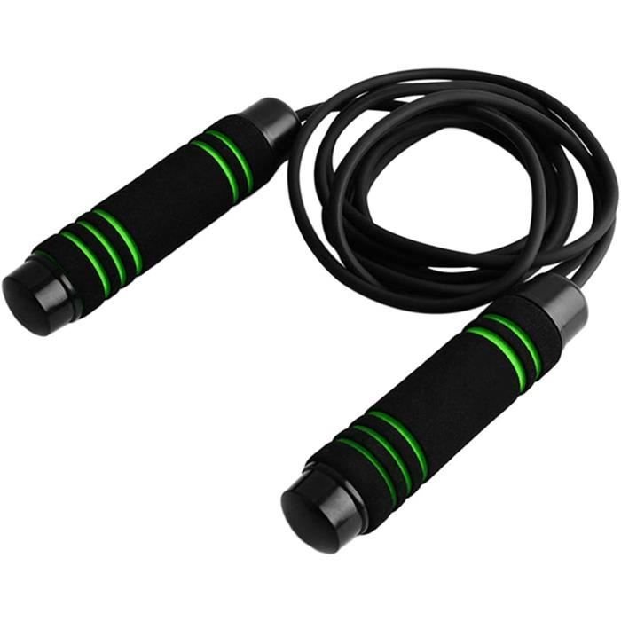 CORDE A SAUTER Corde Agrave Sauter Adulte Corde Agrave Sauter De Vitesse De Remise en Forme Poigneacutee en Mousse Souple Remise1454