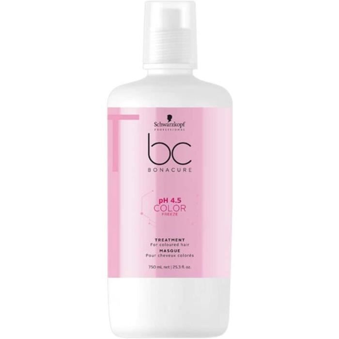 Schwarzkopf BonaCure pH 4.5 Color Freeze Masque Cheveux colorés 750