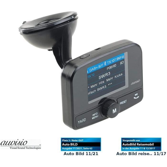 TRANSMETTEUR FM DE VOITURE Transmetteur FM avec bluetooth et récepteur DAB-DAB+ -FMX-640.dab-124