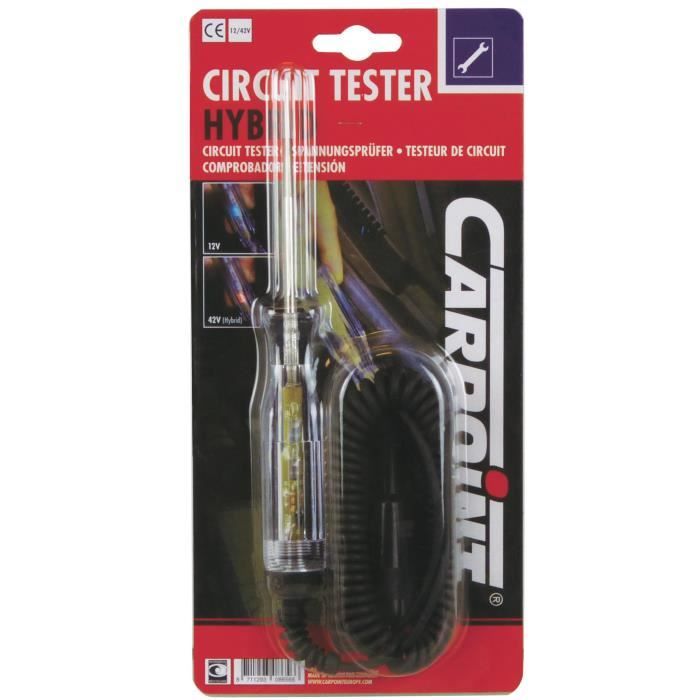 Testeur de circuit 12V - 42V