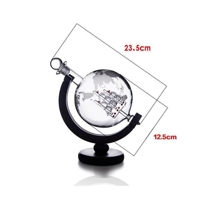 Carafes vin,Bouteille de vin Globe whisky carafe aérateur de vin verre vin alcool Vodka distributeur de liqueur verseur - ball #B