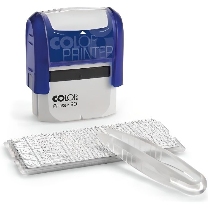 Colop - 111604 - Set tampon 20/1 avec caractère…