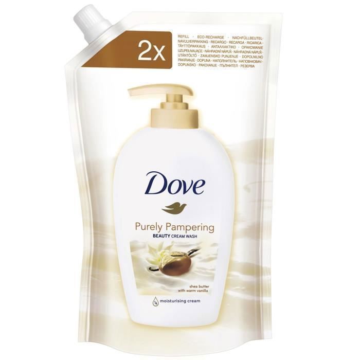 Dove 9129640, Skin, Savon crème, Beurre de karité, Vanille, 500 ml, 1 pièce(s)