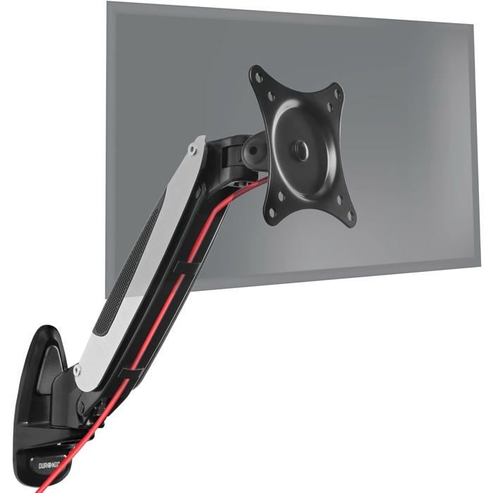 Duronic DM65W1X1 Support mural écran PC - Bras à gaz ajustable à la volée