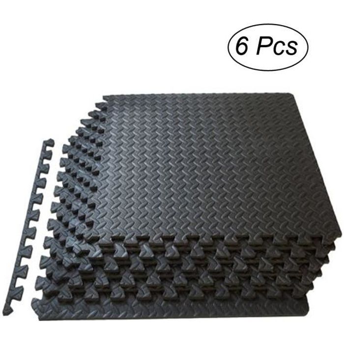 6pc TAPIS DE SOL - TAPIS DE GYM - Tapis en mousse EVA 60X60cm