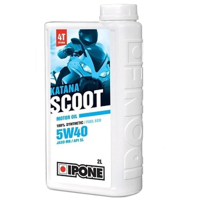 IPONE HUILE IPONE 4T KATANA SCOOT 5W40 100% SYNTHESE (BIDON 2 LITRE)